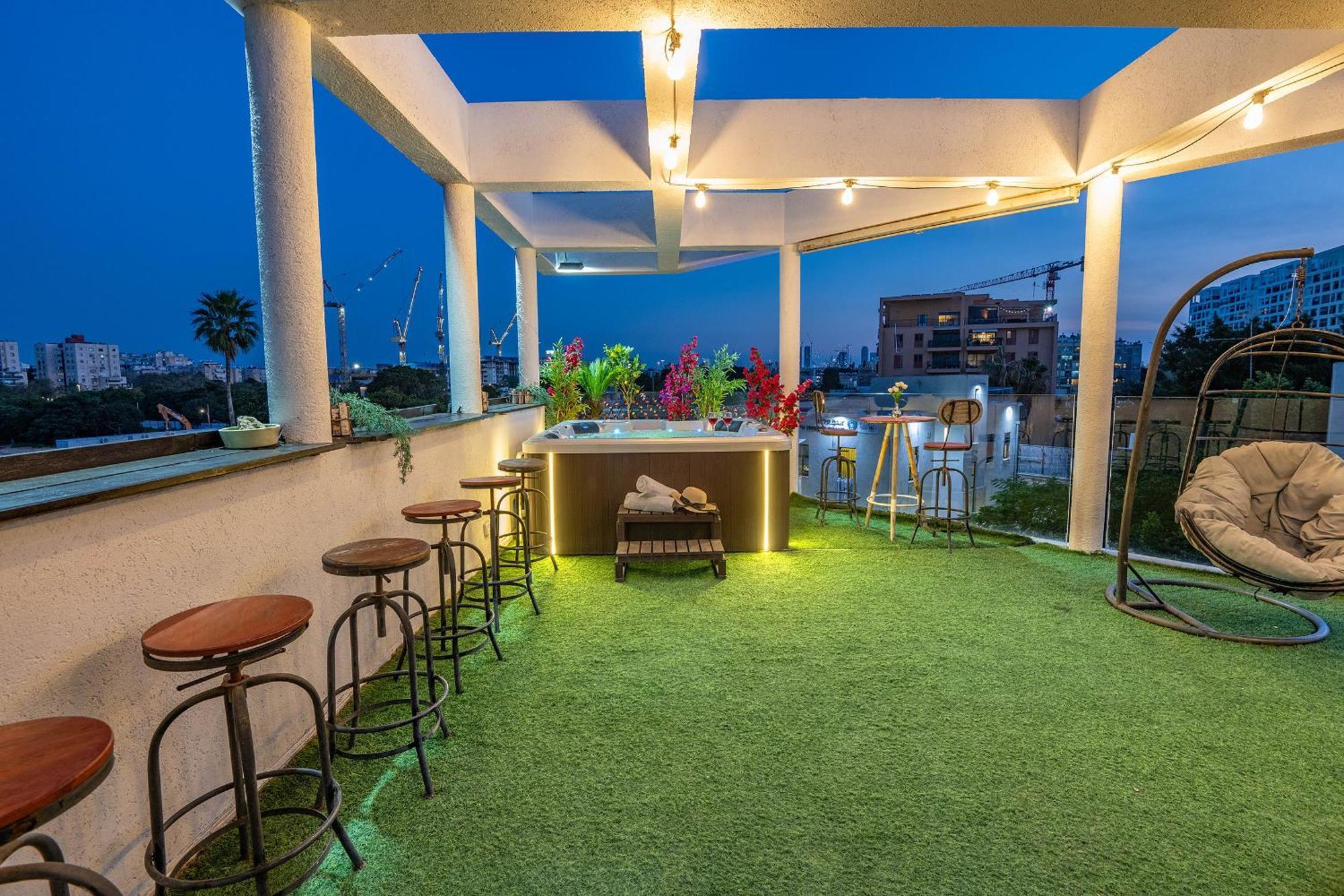 Luxurious Penthouse In Tel Aviv With Poolアパートメント 部屋 写真